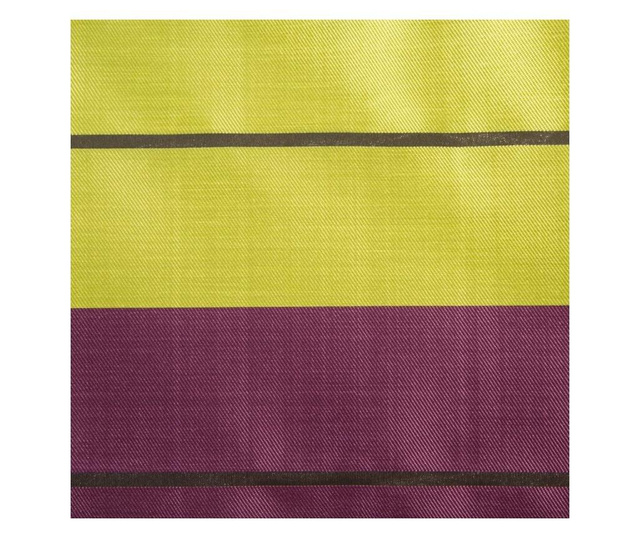 Draperie Eurofirany, Erin Dif Violet Yellow, poliester, 140x250 cm, violet/galben