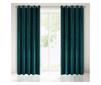 Zastor Villa Green Rings 140x250 cm