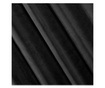Draperie Eurofirany, Ria Black Rings, poliester, 140x250 cm, negru