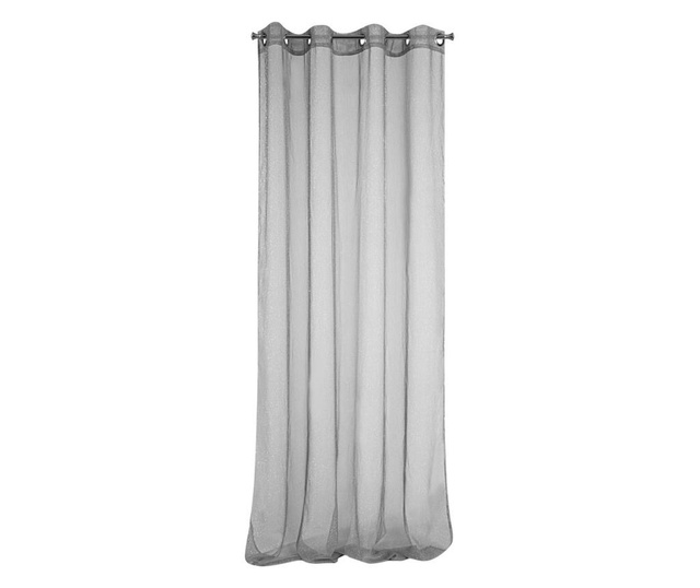 Sakali Grey & Silver Rings Függöny 140x250 cm