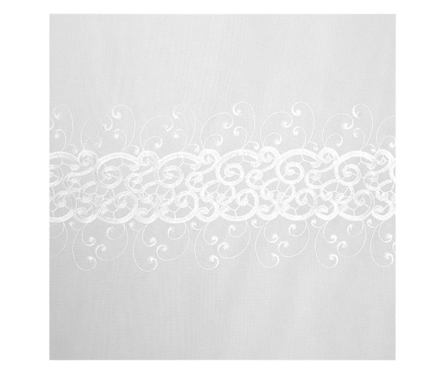 Zavesa Curly White 140x250 cm