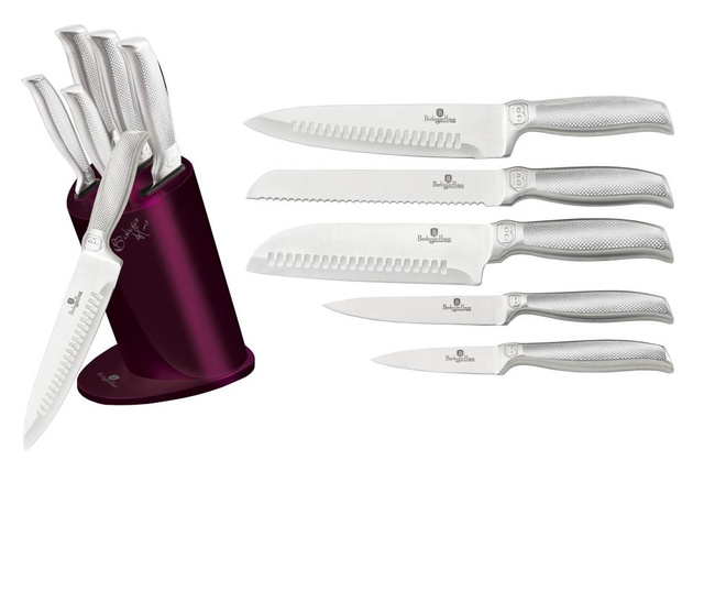 Комплект 5 ножа с поставка Kikoza