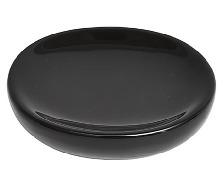 Savoniera Tendance, polietilena, EVA, 13x10x3 cm, negru