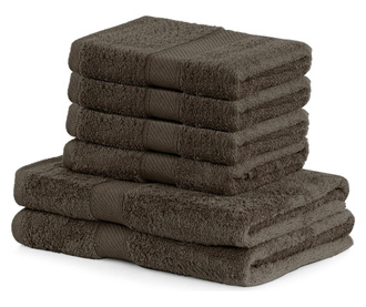 Комплект 6 кърпи за баня Bamby