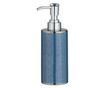 Dispenser pentru sapun lichid Wenko, Nuria, ceramica, 8x8x10 cm, albastru