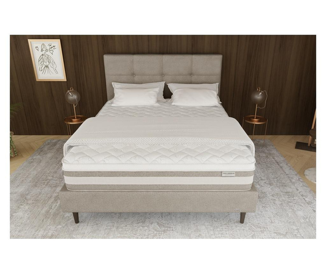 Set madraca i 2 rešetkasta okvira kreveta Ambre 160x200 cm