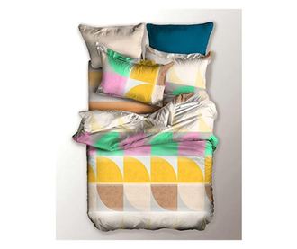 Set de pat Double Supreme Decoking, Honey, microfibra