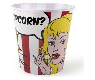 Bol pentru popcorn Excelsa, Pop, polipropilena, 18x18x18 cm