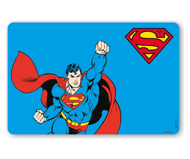 Suport farfurii Excelsa, Superman, polipropilena, 28.5x43 cm