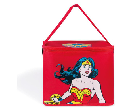 Geanta frigorifica Excelsa, Wonder Woman, PEVA, 28x18x21 cm