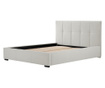Легло с място за съхранение Allure Cream 160x200 см