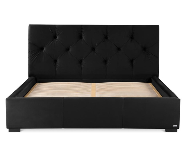 Krevet s prostorom za odlaganje Fantasy Black 140x200 cm