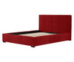 Легло с място за съхранение Fascination Red 140x200 см