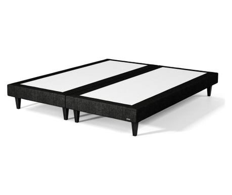 Podwójna podstawa łóżka Fancy Black 160x200 cm