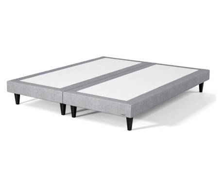 Podwójna podstawa łóżka Fancy Light Grey 160x200 cm