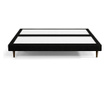 Dvojna posteljna podloga Fancy Black 160x200 cm