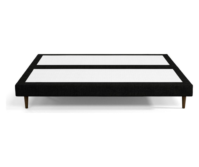 Dvojna posteljna podloga Fancy Black 160x200 cm