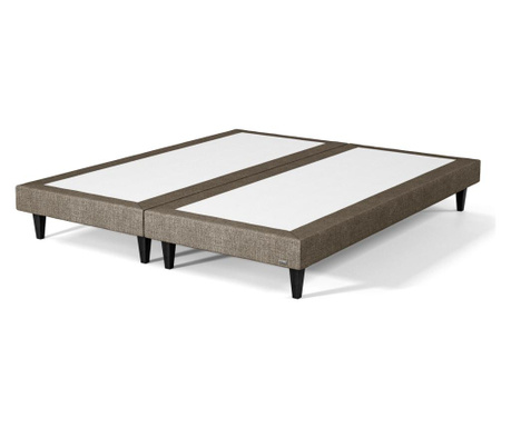 Podwójna podstawa łóżka Fancy Nut-Brown 160x200 cm