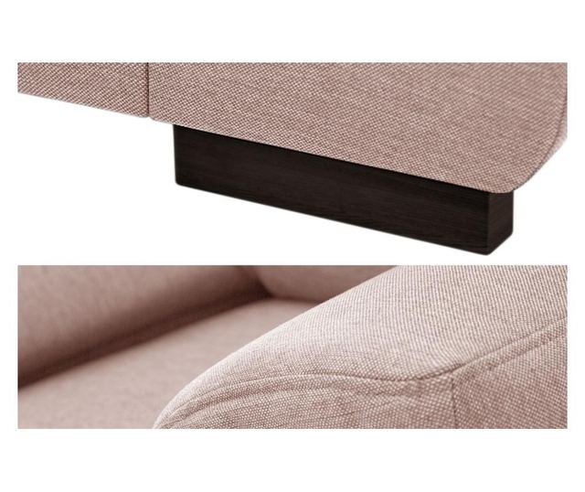 Ljeva kutna garnitura Casavola Pink