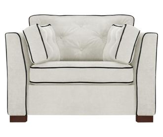 Fotelja Frontini Cream Edging Black