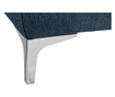 Lijeva kutna sofa Stradella Jeans Blue