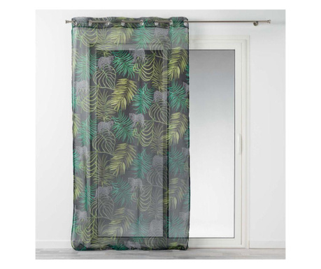 Draperie Douceur D'intérieur, Tropical Green, poliester, 140x240 cm