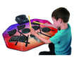 Tepih s  glazbenim aktivnostima Glowing Drum Kit 63x80 cm