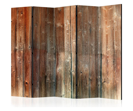 RESIGILAT Despartitor de camera Artgeist, Forest Cottage II, material netesut, 225x3x172 cm