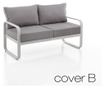 Sofa dvosjed za vanjski prostor Ischia Abstract