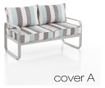 Sofa dvosjed za vanjski prostor Ischia Abstract