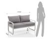 Sofa dvosjed za vanjski prostor Ischia Abstract