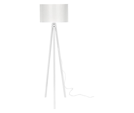 Lampadar Squid Lighting, Tello White, poliester, Incandescent, max. 60 W, alb, 38x38x136 cm