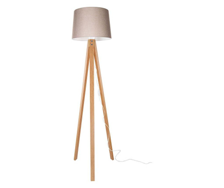 Lampadar Squid Lighting, Jento Sand Beige and Cream, MDF, Incandescent, max. 25 W, bej nisipiu/crem, 45x45x160 cm