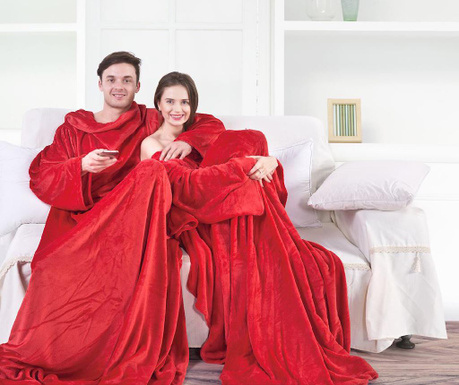 Κουβέρτα Lazy Red