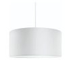 Lustra Sotto Luce, Mika, abajur din bumbac laminat, incandescent, LED, fluorescent, E27, alb