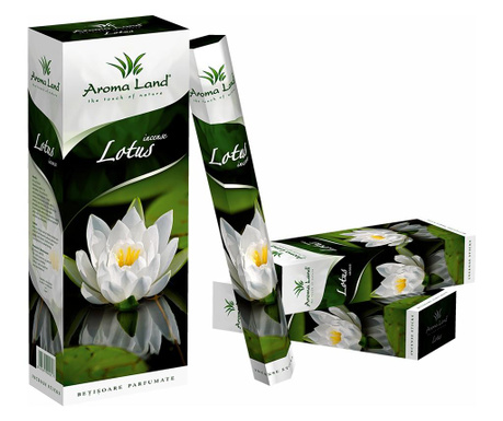 Zestaw 6 pudełek z kadzidełkami Lotus