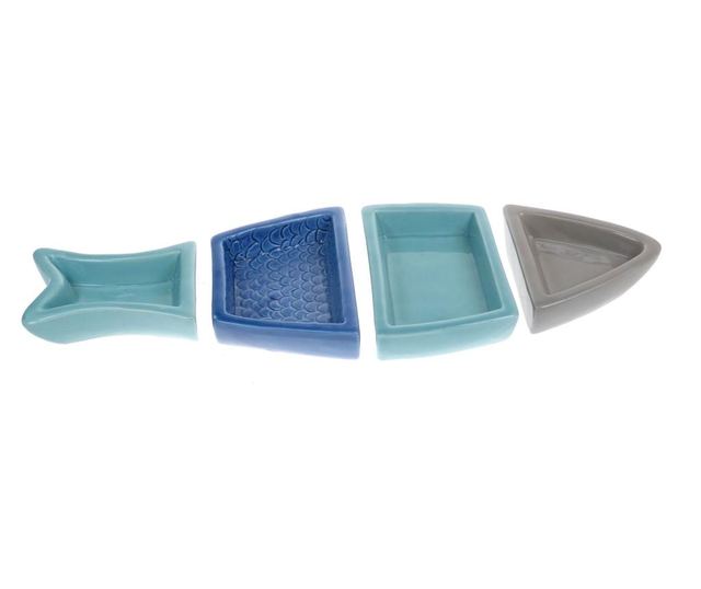 4-delni set za prigrizke Fish