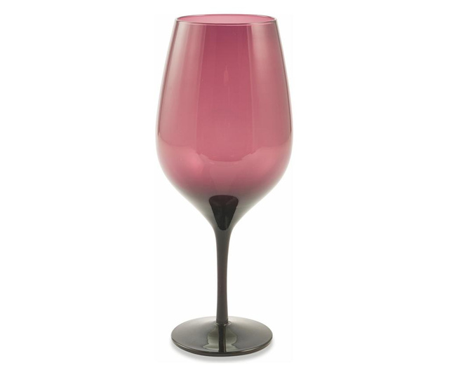 6 pahare pentru apa Villa D'este Home Tivoli, Happyhour Purple, sticla, mov, 428 ml