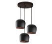 Lustra Noor, metal, negru, 48x48x111 cm