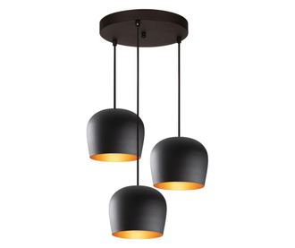 Lustra Noor, metal, negru, 48x48x111 cm