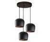 Lustra Noor, metal, negru, 48x48x111 cm