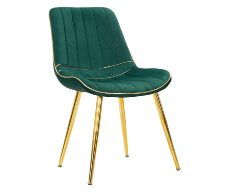 Set 2 scaune Mauro Ferretti, Paris, verde, 59x51x79 cm