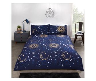 Set posteljina Double Celestial Blue