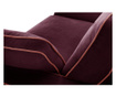 Canapea extensibila 2 locuri Jalouse Maison, Serena Bordeaux, rosu bordo, 170x96x90 cm