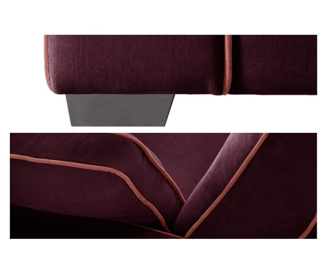 Sofa trosjed Serena Bordeaux