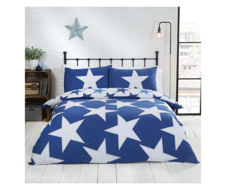 Set posteljina Double s dva lica All Stars Blue