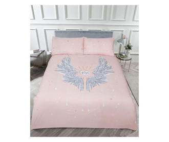 Set posteljina Double Extra Angel Wings Blush