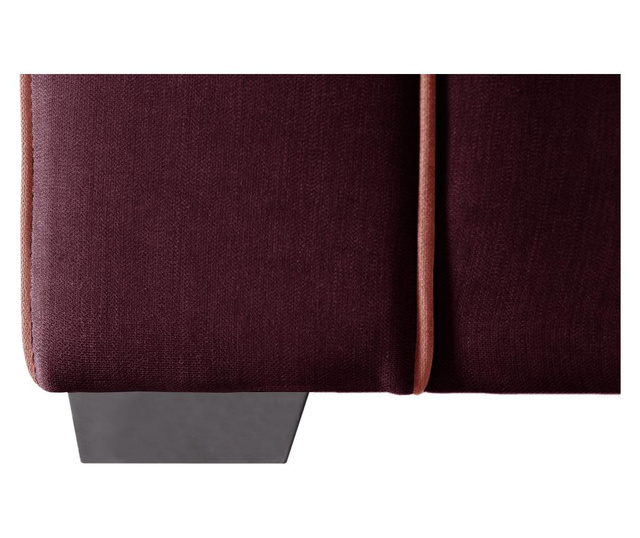 Canapea extensibila 2 locuri Jalouse Maison, Serena Bordeaux, rosu bordo, 170x96x90 cm
