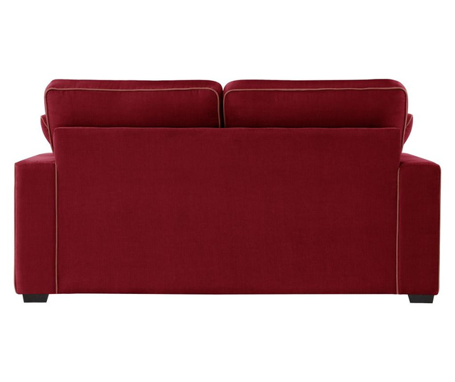 Canapea extensibila 2 locuri Jalouse Maison, Serena Glamour Red, rosu, 170x96x90 cm