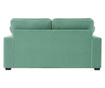 Canapea extensibila 2 locuri Jalouse Maison, Serena Mint, verde menta, 170x96x90 cm
